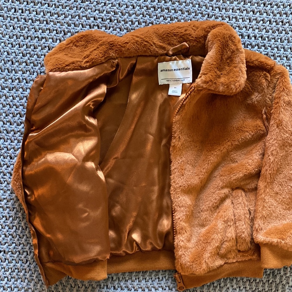 Faux Fur Toddler Jacket- NWT - Picture 3 of 6